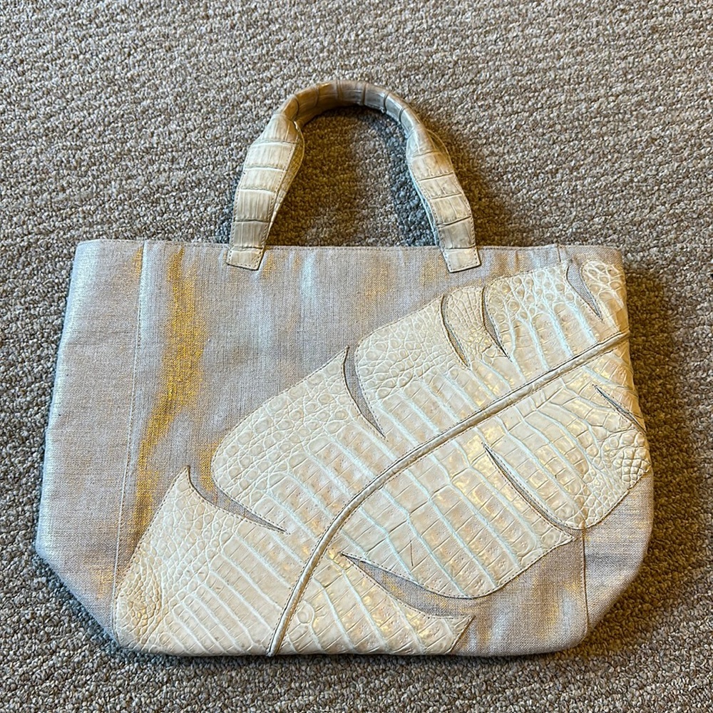Nancy Gonzalez Real Crocodile Tote Bag